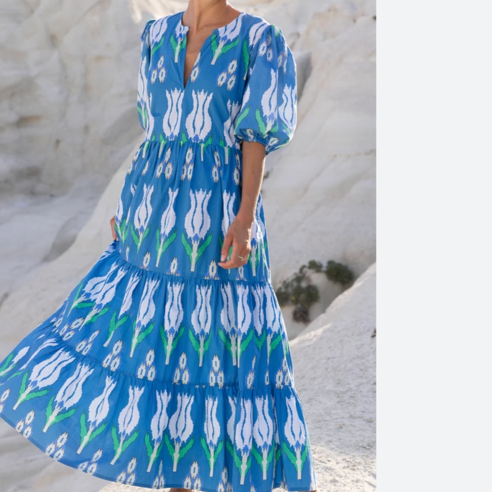 Oliphant puff sleeve maxi